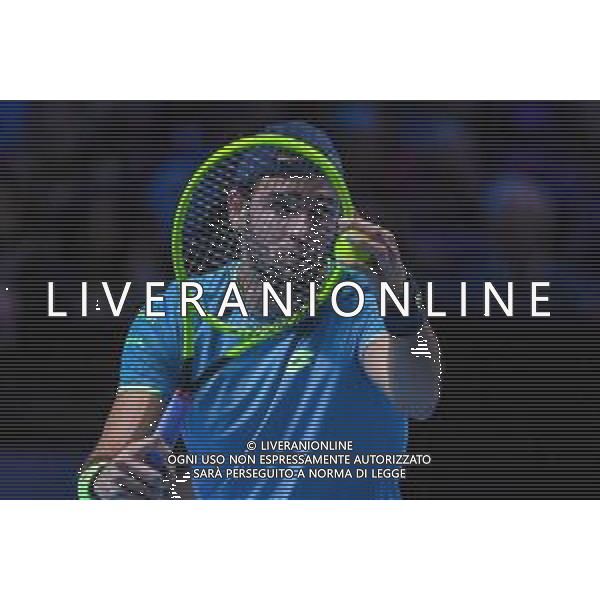Internazionali di Tennis Londra, Italia 12/11/2019 Nitto ATP Finals - Singles - Roger Federer Vs Matteo Berrettin Nella foto: Matteo Berettini (Ita) FOTO ROBERTO ZANETTIN-ALESSIO MARINI-AG ALDO LIVERANI SAS