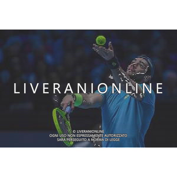 Internazionali di Tennis Londra, Italia 12/11/2019 Nitto ATP Finals - Singles - Roger Federer Vs Matteo Berrettin Nella foto: Matteo Berettini (Ita) FOTO ROBERTO ZANETTIN-ALESSIO MARINI-AG ALDO LIVERANI SAS