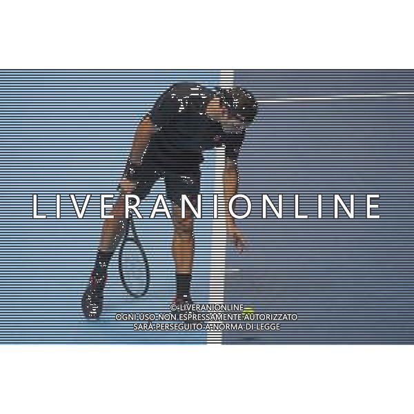 Internazionali di Tennis Londra, Italia 12/11/2019 Nitto ATP Finals - Singles - Roger Federer Vs Matteo Berrettin Nella foto: Roger Federer (SUI) FOTO ROBERTO ZANETTIN-ALESSIO MARINI-AG ALDO LIVERANI SAS