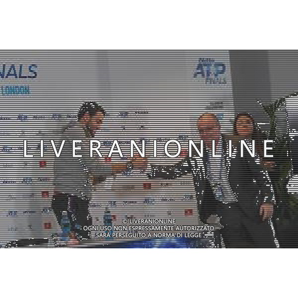 Internazionali di Tennis Londra, Italia 12/11/2019 Nitto ATP Finals - Singles - Roger Federer Vs Matteo Berrettin Nella foto: Matteo Berettini (Ita) FOTO ROBERTO ZANETTIN-ALESSIO MARINI-AG ALDO LIVERANI SAS