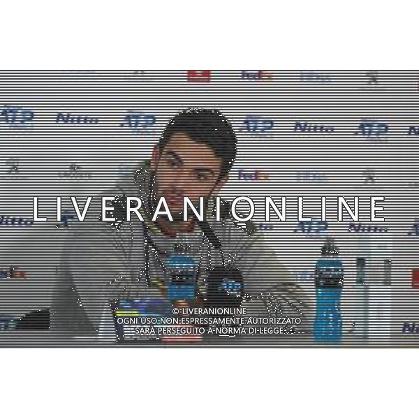 Internazionali di Tennis Londra, Italia 12/11/2019 Nitto ATP Finals - Singles - Roger Federer Vs Matteo Berrettin Nella foto: Matteo Berettini (Ita) FOTO ROBERTO ZANETTIN-ALESSIO MARINI-AG ALDO LIVERANI SAS