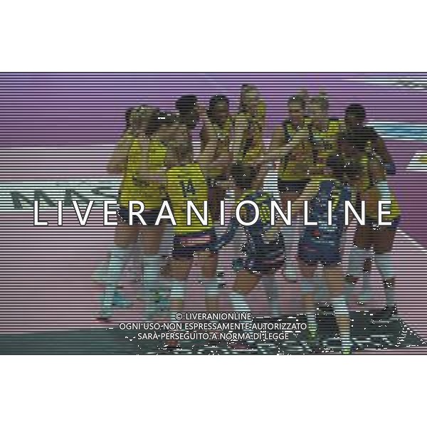 Campionato Italiano di Volley Serie A1 Femminile 2019/2020 Cuneo, Italia 12/11/2019 Bosca S.Bernardo Cuneo vs Imoco Volley Conegliano Nella foto: Imoco Conegliano FOTO DANILO VIGO-ALESSIO MARINI-AG ALDO LIVERANI SAS