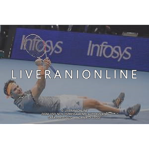 Internazionali di Tennis Londra, Italia 12/11/2019 Nitto ATP Final Novak Djokovic Vs Dominic Thiem Nella foto: Dominic Thiem (AUT) ©ROBERTO ZANETTIN-ALESSIO MARINI-AG ALDO LIVERANI SAS