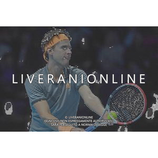 Internazionali di Tennis Londra, Italia 13/11/2019 Nitto ATP Final Novak Đokovic Vs Dominic Thiem - ( Dominic Thiem ) Nella foto: Domiciliarie Thiem (AUT)