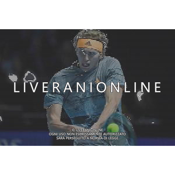 Internazionali di Tennis Londra, Italia 13/11/2019 Nitto ATP Final STEFANOS TSITSIPAS Vs ALEXANDER ZVEREV Nella foto: Alexander Zverev (GER) FOTO ROBERTO ZANETTINI-ALESSIO MARINI-AG ALDO LIVERANI SAS