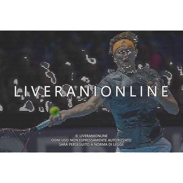 Internazionali di Tennis Londra, Italia 13/11/2019 Nitto ATP Final STEFANOS TSITSIPAS Vs ALEXANDER ZVEREV Nella foto: Alexander Zverev (GER) FOTO ROBERTO ZANETTINI-ALESSIO MARINI-AG ALDO LIVERANI SAS