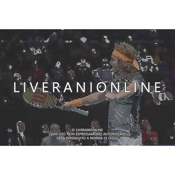 Internazionali di Tennis Londra, Italia 13/11/2019 Nitto ATP Final STEFANOS TSITSIPAS Vs ALEXANDER ZVEREV Nella foto: Stefanos Tsitsipas (GRE) FOTO ROBERTO ZANETTINI-ALESSIO MARINI-AG ALDO LIVERANI SAS