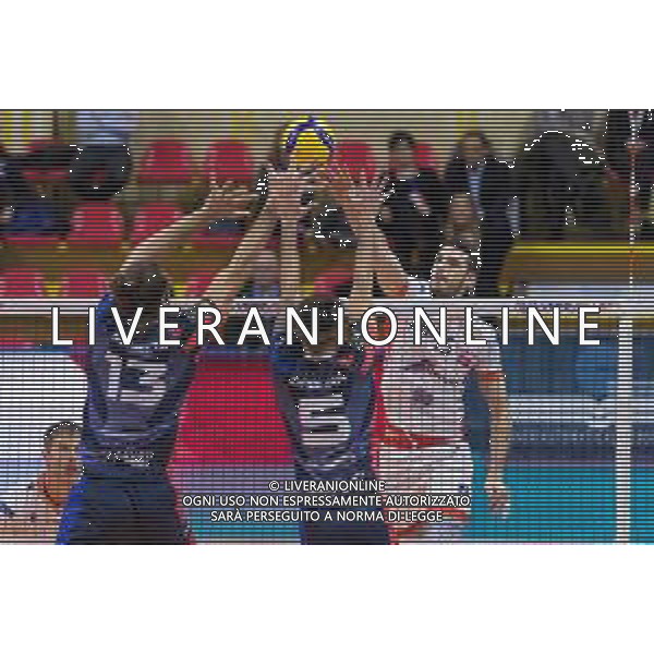 Campionato Italiano di Volley Superlega Serie A 2019/2020 Monza, Italia 13/11/2019 Vero Volley Monza vs Consar Ravenna Nella foto: schiacciata di Daniele Lavia (Consar Ravenna) FOTO ELISA CALABRESE-ALESSIO MARINI- AG ALDO LIVERANI SAS