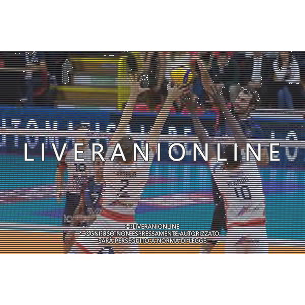Campionato Italiano di Volley Superlega Serie A 2019/2020 Monza, Italia 13/11/2019 Vero Volley Monza vs Consar Ravenna Nella foto: schiacciata di Gianluca Galassi (Vero Volley Monza) FOTO ELISA CALABRESE-ALESSIO MARINI- AG ALDO LIVERANI SAS