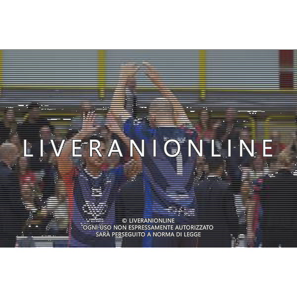 Campionato Italiano di Volley Superlega Serie A 2019/2020 Monza, Italia 13/11/2019 Vero Volley Monza vs Consar Ravenna Nella foto: Santiago Orduna e Bartosz Kurek (Vero Volley Monza) FOTO ELISA CALABRESE-ALESSIO MARINI- AG ALDO LIVERANI SAS