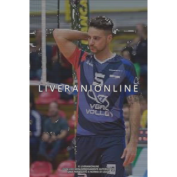 Campionato Italiano di Volley Superlega Serie A 2019/2020 Monza, Italia 13/11/2019 Vero Volley Monza vs Consar Ravenna Nella foto: delusione di Santiago Orduna (Vero Volley Monza) FOTO ELISA CALABRESE-ALESSIO MARINI- AG ALDO LIVERANI SAS