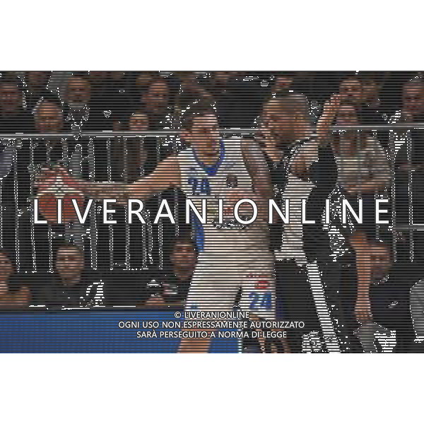 VIRTUS BOLOGNA - UNIVERSO TREVISO LEGA BASKET SERIE A 10.11.2019 NELLA FOTO ISAAC FOTU E JULIAN GAMBLE ©OPTIMAFOTO/AGENZIA ALDO LIVERANI SAS
