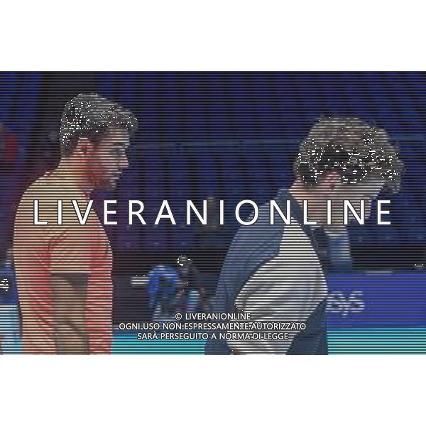 Internazionali di Tennis Londra, Italia 14/11/2019 Nitto ATP Final Training DOMINIC THIEM - MATTEO BERRETTINI Nella foto: Matteo Berettini (ITA) ©Roberto Zanettin- Alessio Marin /AGENZIA ALDO LIVERANI SAS