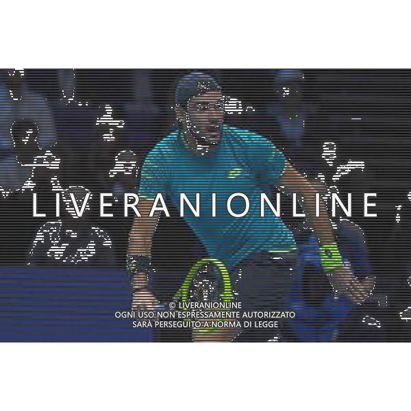 Internazionali di Tennis Londra, Italia 14/11/2019 Nitto ATP Final Training e Match DOMINIC THIEM - MATTEO BERRETTINI Nella foto: Matteo Berrettini (ITA) ©Roberto Zanettin- Alessio Marini/AGENZIA ALDO LIVERANI SAS