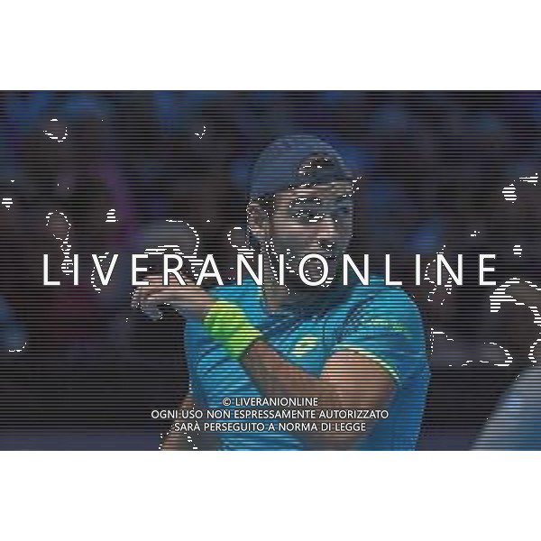Internazionali di Tennis Londra, Italia 14/11/2019 Nitto ATP Final Training e Match DOMINIC THIEM - MATTEO BERRETTINI Nella foto: Matteo Berrettini (ITA) ©Roberto Zanettin- Alessio Marini/AGENZIA ALDO LIVERANI SAS