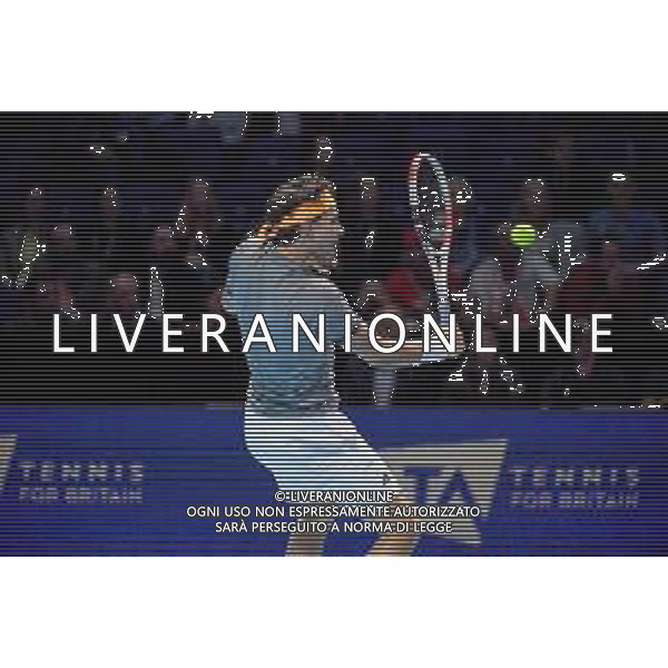 Internazionali di Tennis Londra, Italia 14/11/2019 Nitto ATP Final Training e Match DOMINIC THIEM - MATTEO BERRETTINI Nella foto: Dominic Thiem (aut) ©Roberto Zanettin- Alessio Marini/AGENZIA ALDO LIVERANI SAS