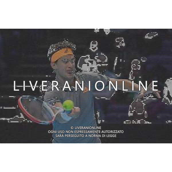 Internazionali di Tennis Londra, Italia 14/11/2019 Nitto ATP Final Training e Match DOMINIC THIEM - MATTEO BERRETTINI Nella foto: Dominic Thiem (aut) ©Roberto Zanettin- Alessio Marini/AGENZIA ALDO LIVERANI SAS