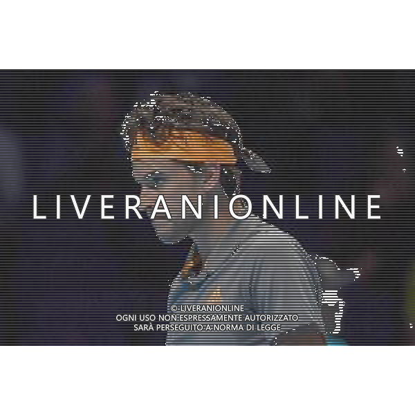 Internazionali di Tennis Londra, Italia 14/11/2019 Nitto ATP Final Training e Match DOMINIC THIEM - MATTEO BERRETTINI Nella foto: Dominic Thiem (aut) ©Roberto Zanettin- Alessio Marini/AGENZIA ALDO LIVERANI SAS