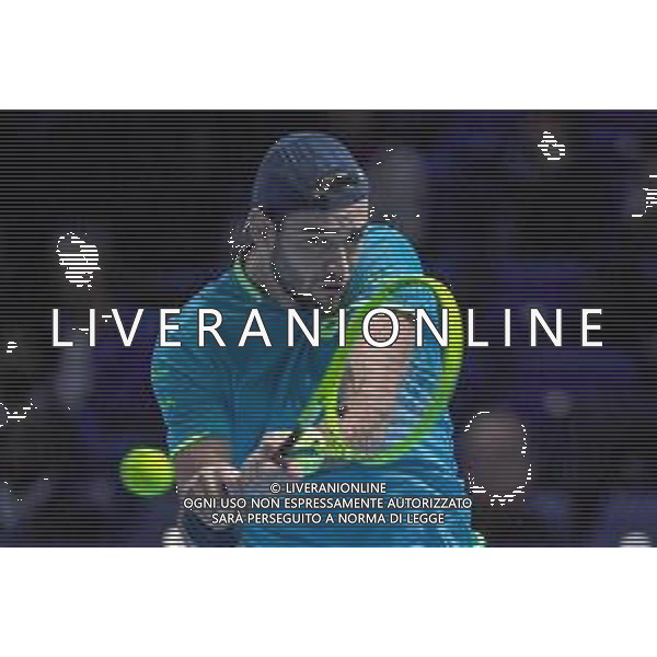 Internazionali di Tennis Londra, Italia 14/11/2019 Nitto ATP Final Training e Match DOMINIC THIEM - MATTEO BERRETTINI Nella foto: Matteo Berrettini (ITA) ©Roberto Zanettin- Alessio Marini/AGENZIA ALDO LIVERANI SAS