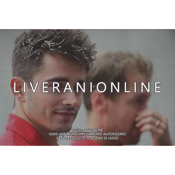 Charles Leclerc (MON) Ferrari with Sebastian Vettel (GER) Ferrari. 14.11.2019. Formula 1 World Championship, Rd 20, Brazilian Grand Prix, Sao Paulo, Brazil, Preparation Day. ©/AGENZIA ALDO LIVERANI SAS - ITALY ONLY EDITORIAL USE ONLY