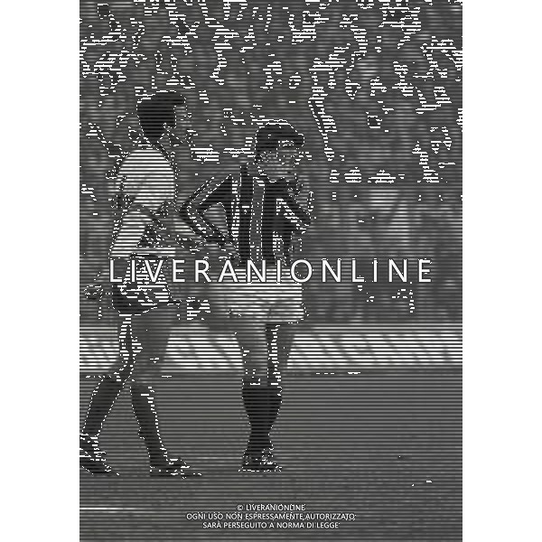 01-03 1981 MILANO CAMPIONATO DI CALCIO SERIE B MILAN CATANIA 4-1 NELLA FOTO MARCO BOLIS AG ALDO LIVERANI SAS