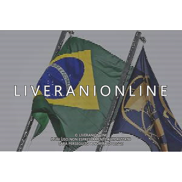 Brazil flag. 14.11.2019. Formula 1 World Championship, Rd 20, Brazilian Grand Prix, Sao Paulo, Brazil, Preparation Day. ©/AGENZIA ALDO LIVERANI SAS - ITALY ONLY EDITORIAL USE ONLY