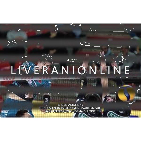 Campionato Italiano di Volley Superlega Serie A 2019/2020 Padova, Italia 14/11/2019 Kioene Padova vs Sir Safety Conad Perugia Nella foto: Schiacciata di Filippo Lanza (Perugia) FOTO ETTORE GRIFFONI-ALESSIO MARINI-AG ALDO LIVERANI SAS