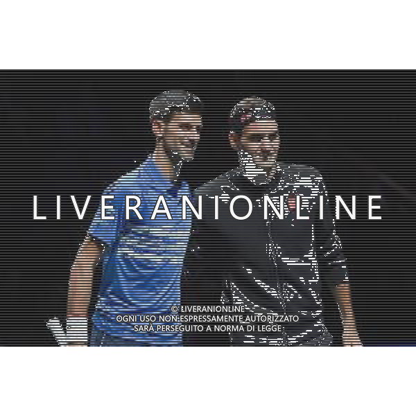Internazionali di Tennis Londra, Italia 14/11/2019 Nitto ATP Final NOVAK DJOKOVIC VS ROGER FEDERER Nella foto: ROGER FEDERER (SUI) FOTO ROBERTO ZANETTIN-ALESSIO MARINI-AG ALDO LIVERANI SAS