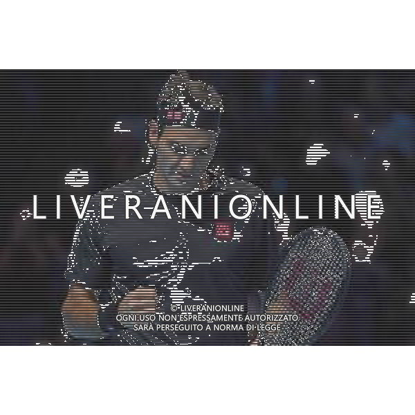 Internazionali di Tennis Londra, Italia 14/11/2019 Nitto ATP Final NOVAK DJOKOVIC VS ROGER FEDERER Nella foto: ROGER FEDERER (SUI) FOTO ROBERTO ZANETTIN-ALESSIO MARINI-AG ALDO LIVERANI SAS