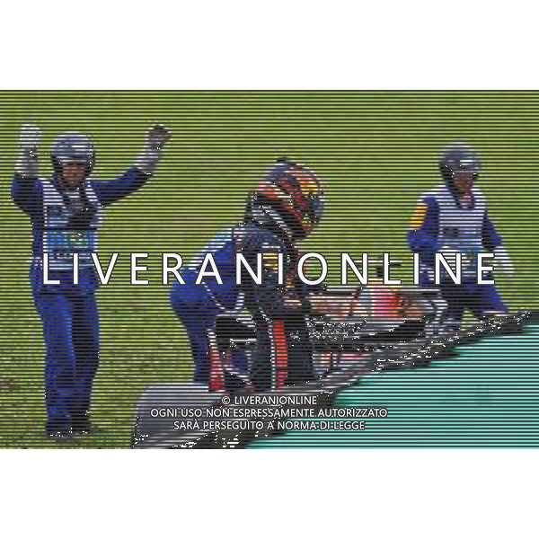 Alexander Albon (THA) Red Bull Racing RB15 crashed in the first practice session. 15.11.2019. Formula 1 World Championship, Rd 20, Brazilian Grand Prix, Sao Paulo, Brazil, Practice Day. ©/AGENZIA ALDO LIVERANI SAS - ITALY ONLY EDITORIAL USE ONLY - - GP F1 BRASILE, Sao Paulo, Brazil, Prove Libere 15.11.2019