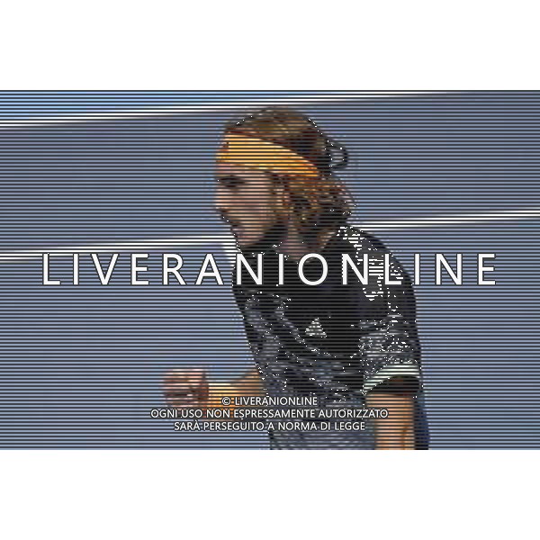 Internazionali di Tennis Londra, Italia 15/11/2019 Nitto ATP Final Rafael Nadal vs Stefanos Tsitsipas Nella foto: Stefanos Tsitsipas GRE ©Roberto Zanettin-Alessio Marini/AGENZIA ALDO LIVERANI SAS