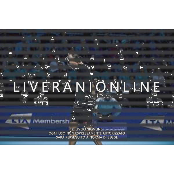 Internazionali di Tennis Londra, Italia 16/11/2019 Nitto ATP Final ROGER FEDERER Vs STEFANOS TSITSIPAS Semifinal 1 Nella foto: Roger Federer SUI ©Roberto Zanettin-Alessio Marini/AGENZIA ALDO LIVERANI SAS