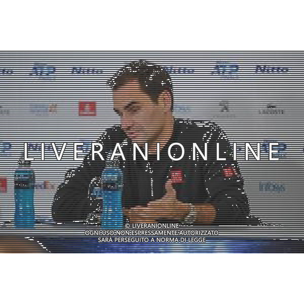 Internazionali di Tennis Londra, Italia 16/11/2019 Nitto ATP Final ROGER FEDERER Vs STEFANOS TSITSIPAS Semifinal 1 Nella foto: Roger Federer SUI ©Roberto Zanettin-Alessio Marini/AGENZIA ALDO LIVERANI SAS