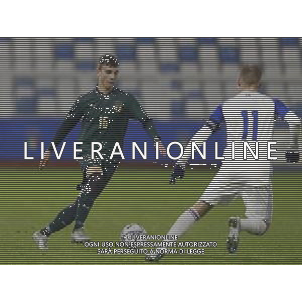 UEFA U21 Qualificazioni Europee 2021 del gruppo A - ITALIA U21 vs ISLANDA U21 16/11/2019 - nella foto: Delprato Enrico(Italia) Porsteinsson Jon Dagur(iceland) © CLAUDIO ZAMAGNI-AGENZIA ALDO LIVERANI Delprato Enrico(Italia) Porsteinsson Jon Dagur(iceland) during the UEFA U21 Euro 2021 Qualifier match between ITALY U21 and ICELAND U21 at Paolo Mazza Stadium on November 16, 2019 in Ferrara photo credit by: CLAUDIO ZAMAGNI/ALDO LIVERANI PHOTO AGENCY