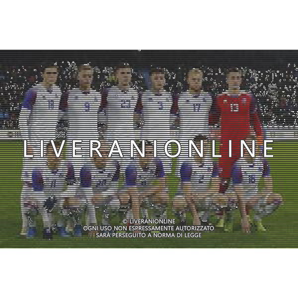 UEFA U21 Qualificazioni Europee 2021 del gruppo A - ITALIA U21 vs ISLANDA U21 16/11/2019 - nella foto: formazione islanda © CLAUDIO ZAMAGNI-AGENZIA ALDO LIVERANI lineup of iceland during the UEFA U21 Euro 2021 Qualifier match between ITALY U21 and ICELAND U21 at Paolo Mazza Stadium on November 16, 2019 in Ferrara photo credit by: CLAUDIO ZAMAGNI/ALDO LIVERANI PHOTO AGENCY