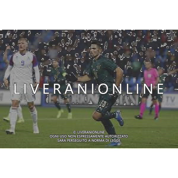 UEFA U21 Qualificazioni Europee 2021 del gruppo A - ITALIA U21 vs ISLANDA U21 16/11/2019 - nella foto: Esultanza Sottil Riccardo (Italia) © CLAUDIO ZAMAGNI-AGENZIA ALDO LIVERANI Sottil Riccardo (Italia) celebrates after scoring a goalduring the UEFA U21 Euro 2021 Qualifier match between ITALY U21 and ICELAND U21 at Paolo Mazza Stadium on November 16, 2019 in Ferrara photo credit by: CLAUDIO ZAMAGNI/ALDO LIVERANI PHOTO AGENCY