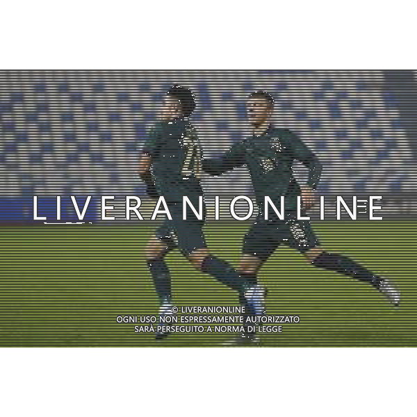 UEFA U21 Qualificazioni Europee 2021 del gruppo A - ITALIA U21 vs ISLANDA U21 16/11/2019 - nella foto:Esultanza Sottil Riccardo (Italia) © CLAUDIO ZAMAGNI-AGENZIA ALDO LIVERANI during the UEFA U21 Euro 2021 Qualifier match between ITALY U21 and ICELAND U21 at Paolo Mazza Stadium on November 16, 2019 in Ferrara photo credit by: CLAUDIO ZAMAGNI/ALDO LIVERANI PHOTO AGENCY