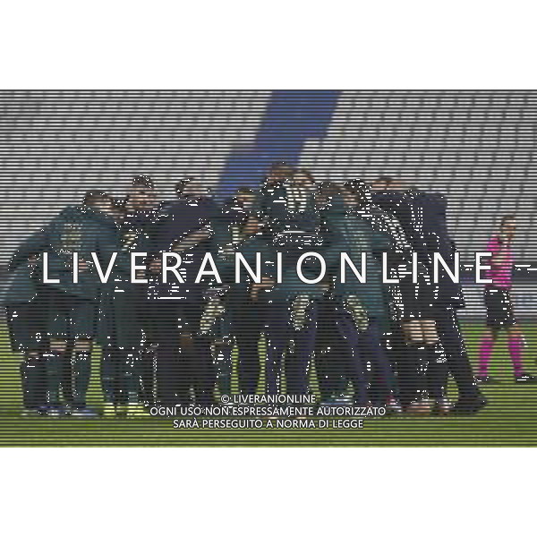 UEFA U21 Qualificazioni Europee 2021 del gruppo A - ITALIA U21 vs ISLANDA U21 16/11/2019 - nella foto: Esultanza finale italia © CLAUDIO ZAMAGNI-AGENZIA ALDO LIVERANI final exultation of italy during the UEFA U21 Euro 2021 Qualifier match between ITALY U21 and ICELAND U21 at Paolo Mazza Stadium on November 16, 2019 in Ferrara photo credit by: CLAUDIO ZAMAGNI/ALDO LIVERANI PHOTO AGENCY