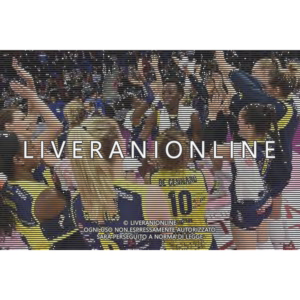 Conegliano vince la supercoppa- Esultanza Imoco Volley Conegliano vs Igor Gorgonzola Novara Supercoppa Italiana 2019 pallavolo femminile Allianz Cluod PalaLido - Milano 16-11-2019 foto Roberto Garavaglia - ag. Aldo Liverani sas