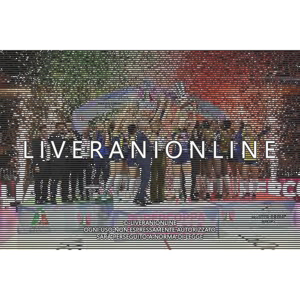 Conegliano vince la supercoppa- Esultanza - premiazione Imoco Volley Conegliano vs Igor Gorgonzola Novara Supercoppa Italiana 2019 pallavolo femminile Allianz Cluod PalaLido - Milano 16-11-2019 foto Roberto Garavaglia - ag. Aldo Liverani sas