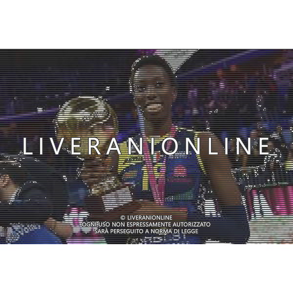 Paola Egonu (Conegliano) MVP della finale Imoco Volley Conegliano vs Igor Gorgonzola Novara Supercoppa Italiana 2019 pallavolo femminile Allianz Cluod PalaLido - Milano 16-11-2019 foto Roberto Garavaglia - ag. Aldo Liverani sas