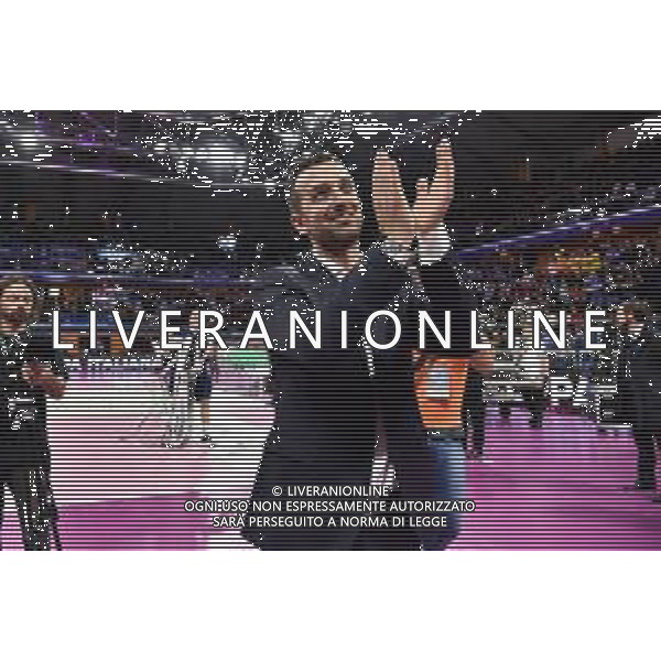 Daniele Santarelli allenatore Conegliano Imoco Volley Conegliano vs Igor Gorgonzola Novara Supercoppa Italiana 2019 pallavolo femminile Allianz Cluod PalaLido - Milano 16-11-2019 foto Roberto Garavaglia - ag. Aldo Liverani sas