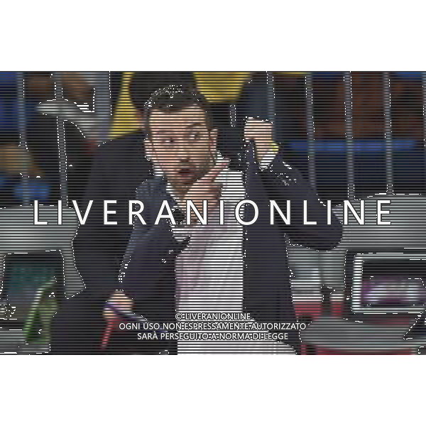Daniele Santarelli allenatore Conegliano Imoco Volley Conegliano vs Igor Gorgonzola Novara Supercoppa Italiana 2019 pallavolo femminile Allianz Cluod PalaLido - Milano 16-11-2019 foto Roberto Garavaglia - ag. Aldo Liverani sas