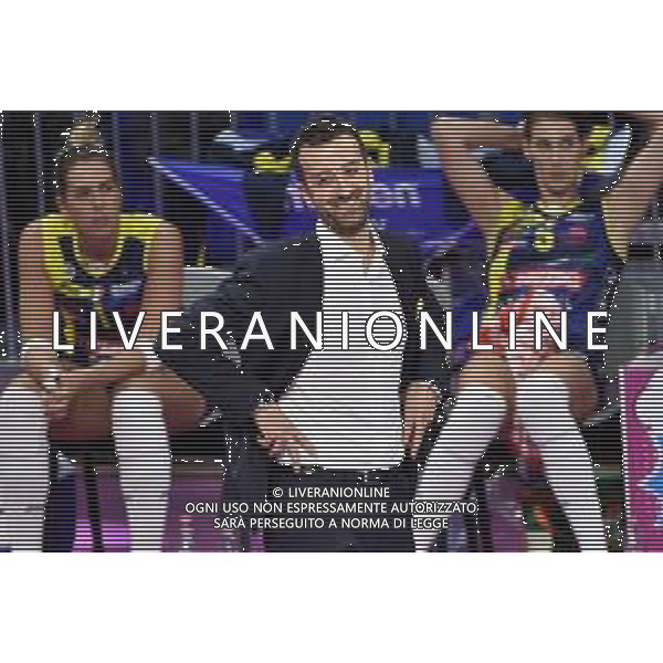 Daniele Santarelli allenatore Conegliano Imoco Volley Conegliano vs Igor Gorgonzola Novara Supercoppa Italiana 2019 pallavolo femminile Allianz Cluod PalaLido - Milano 16-11-2019 foto Roberto Garavaglia - ag. Aldo Liverani sas
