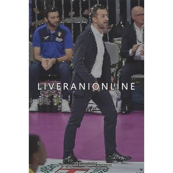 Daniele Santarelli allenatore Conegliano Imoco Volley Conegliano vs Igor Gorgonzola Novara Supercoppa Italiana 2019 pallavolo femminile Allianz Cluod PalaLido - Milano 16-11-2019 foto Roberto Garavaglia - ag. Aldo Liverani sas