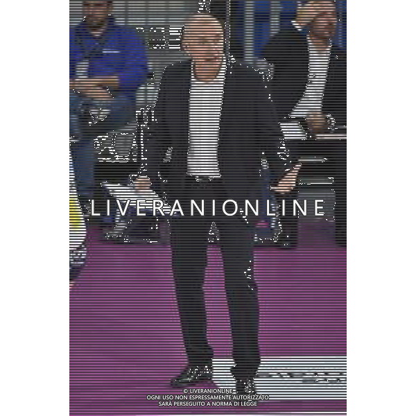 Massimo Barbolini allenatore Novara Imoco Volley Conegliano vs Igor Gorgonzola Novara Supercoppa Italiana 2019 pallavolo femminile Allianz Cluod PalaLido - Milano 16-11-2019 foto Roberto Garavaglia - ag. Aldo Liverani sas