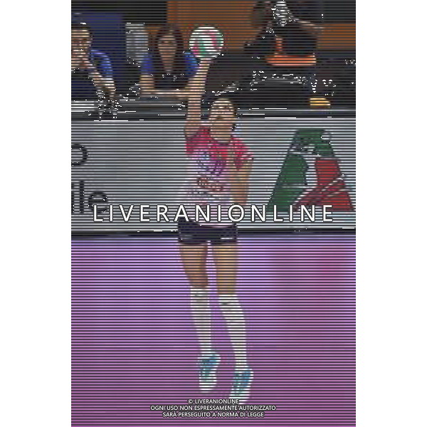 Stefana Veljkovic (Novara) Imoco Volley Conegliano vs Igor Gorgonzola Novara Supercoppa Italiana 2019 pallavolo femminile Allianz Cluod PalaLido - Milano 16-11-2019 foto Roberto Garavaglia - ag. Aldo Liverani sas