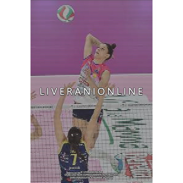 Stefana Veljkovic (Novara) Imoco Volley Conegliano vs Igor Gorgonzola Novara Supercoppa Italiana 2019 pallavolo femminile Allianz Cluod PalaLido - Milano 16-11-2019 foto Roberto Garavaglia - ag. Aldo Liverani sas
