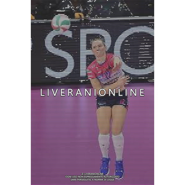 Micha Danielle Hancock (Novara) Imoco Volley Conegliano vs Igor Gorgonzola Novara Supercoppa Italiana 2019 pallavolo femminile Allianz Cluod PalaLido - Milano 16-11-2019 foto Roberto Garavaglia - ag. Aldo Liverani sas