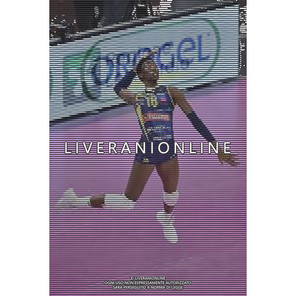 Paola Egonu (Conegliano) Imoco Volley Conegliano vs Igor Gorgonzola Novara Supercoppa Italiana 2019 pallavolo femminile Allianz Cluod PalaLido - Milano 16-11-2019 foto Roberto Garavaglia - ag. Aldo Liverani sas
